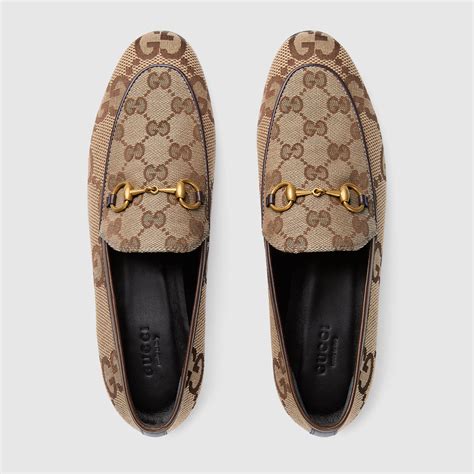 gucci jordaan loafer canvas|gucci jordaan loafer fit.